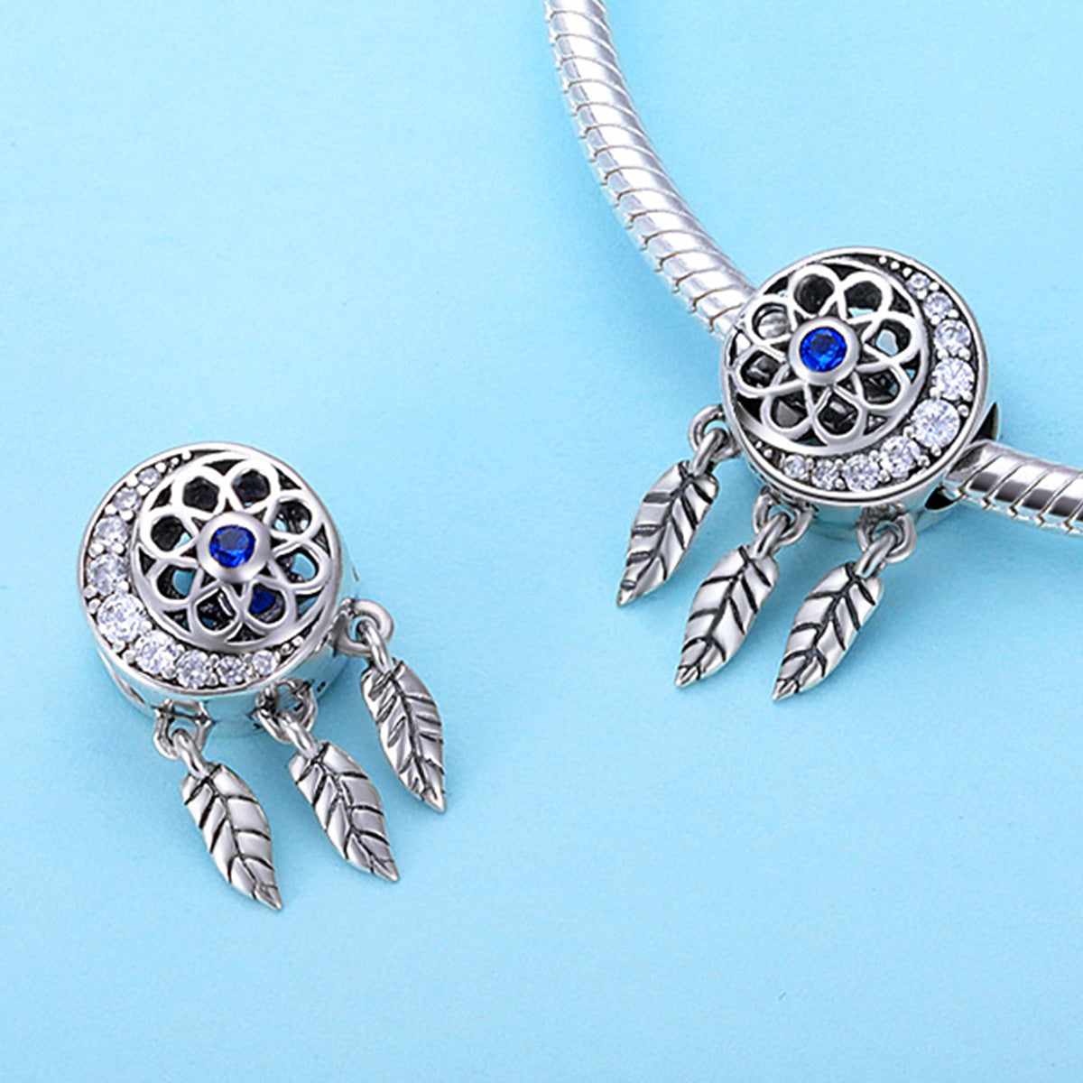 Moon Dreamcatcher Charm