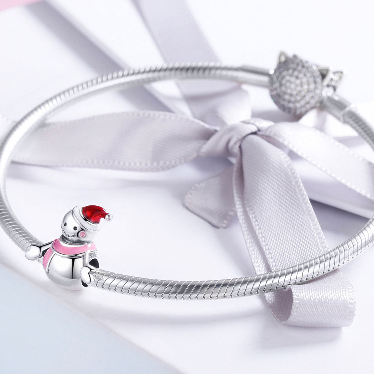 Christmas Snowman Charm