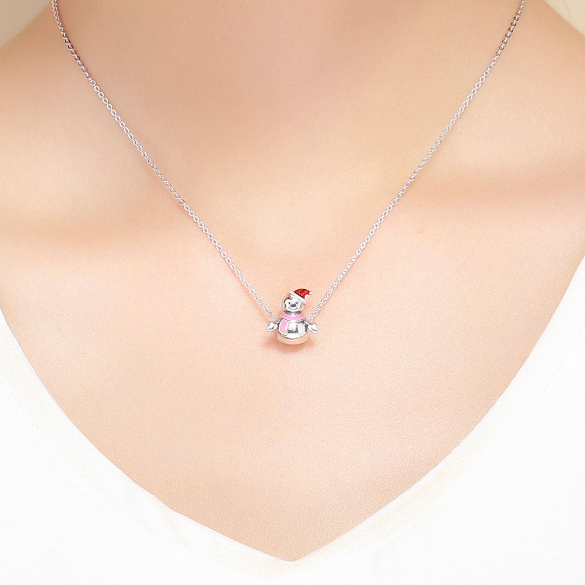 Christmas Snowman Charm