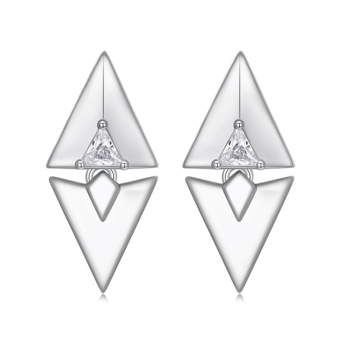 Triangle Geometric Stud Earrings