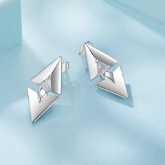 Triangle Geometric Stud Earrings