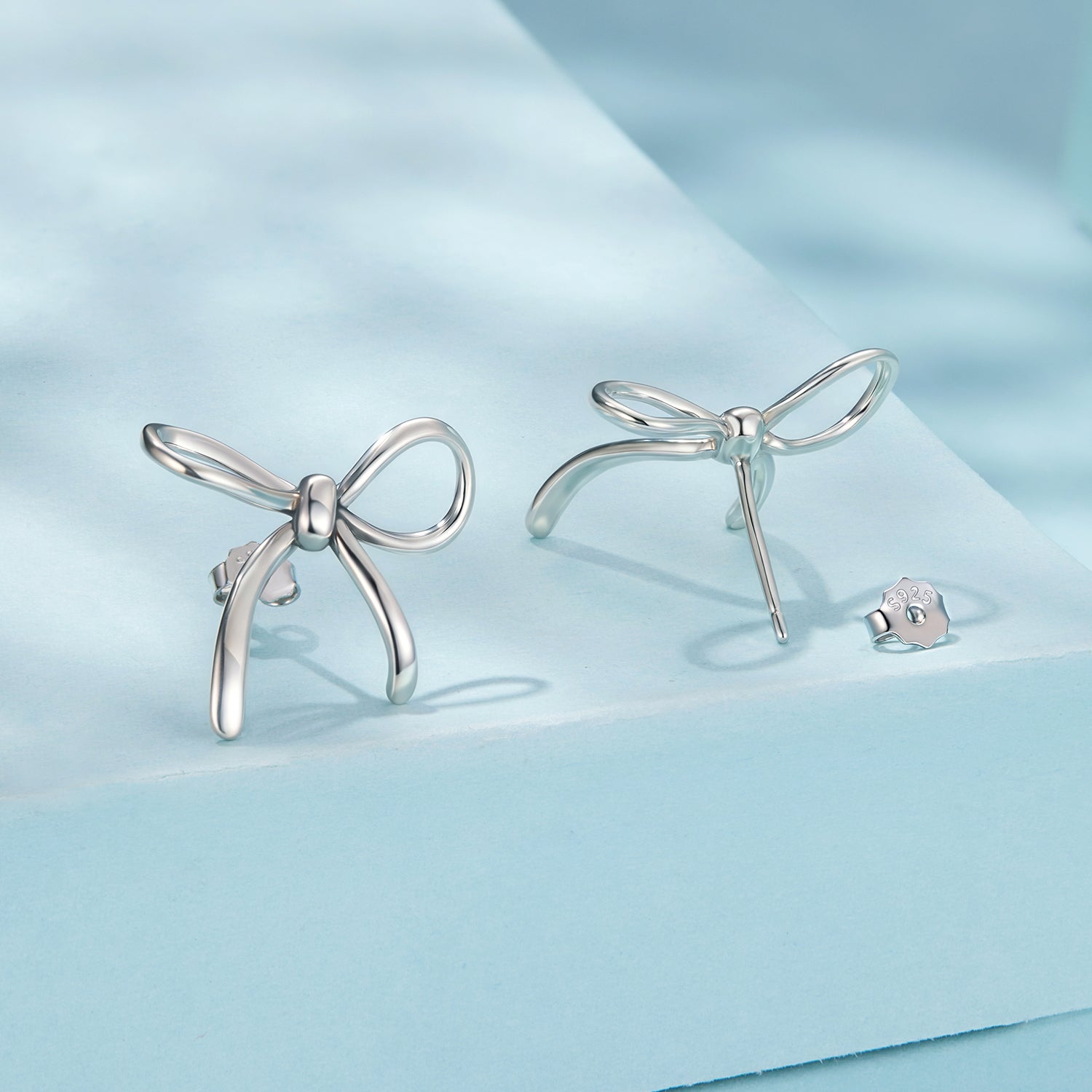 Sweet Bow Stud Earrings