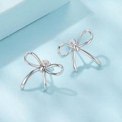 Sweet Bow Stud Earrings