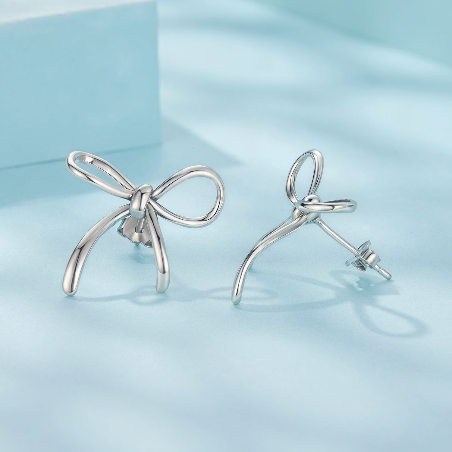 Sweet Bow Stud Earrings
