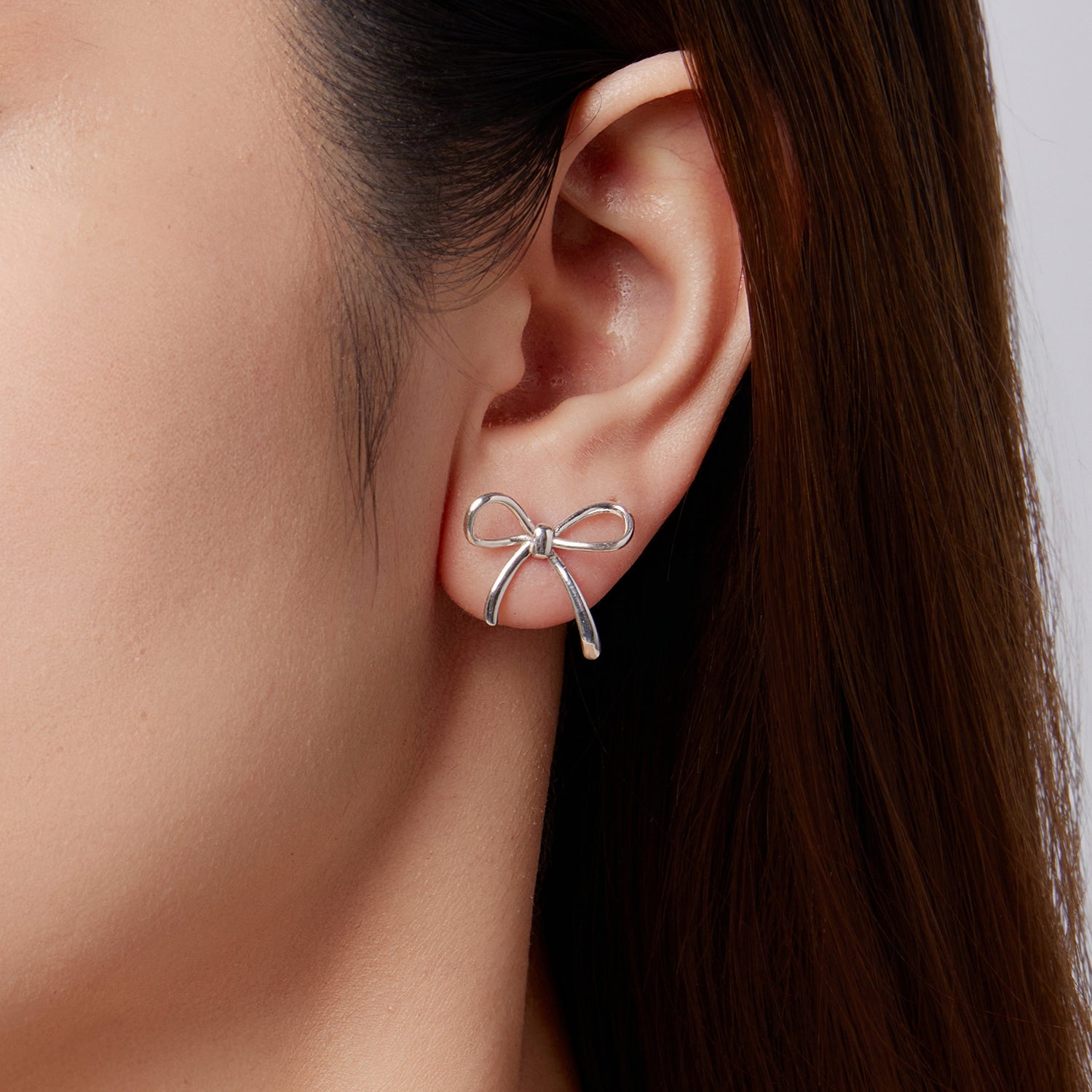 Sweet Bow Stud Earrings