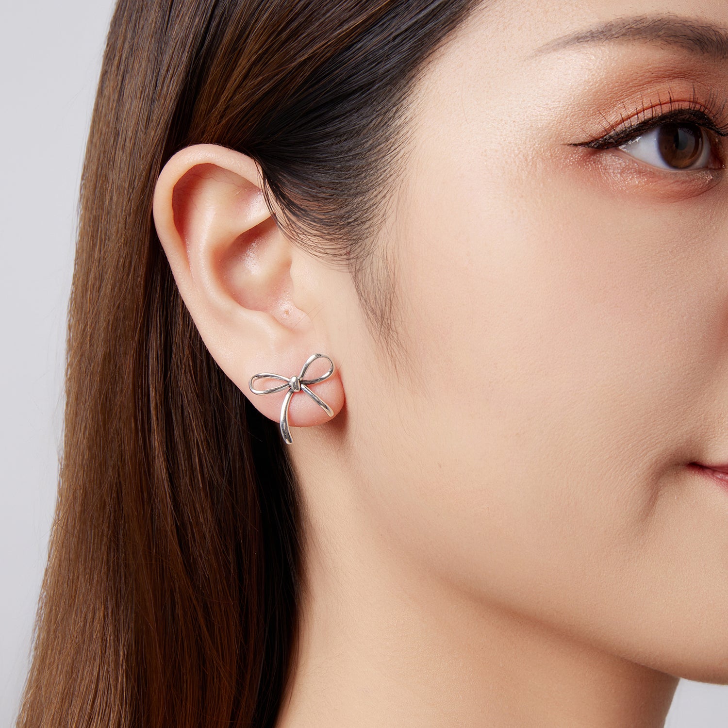 Sweet Bow Stud Earrings