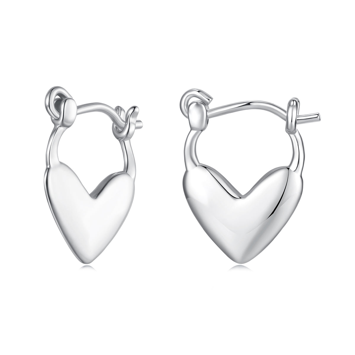 Heart Ear Buckle Earrings
