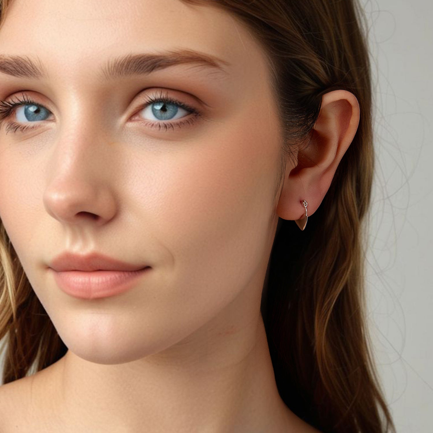 Heart Ear Buckle Earrings