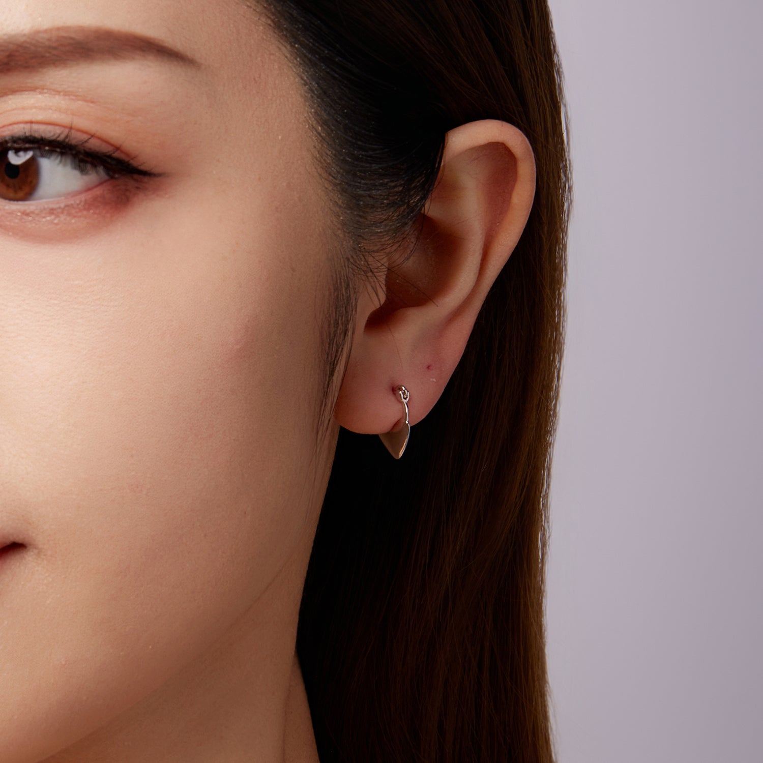 Heart Ear Buckle Earrings