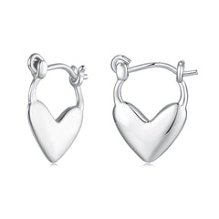 Heart Ear Buckle Earrings