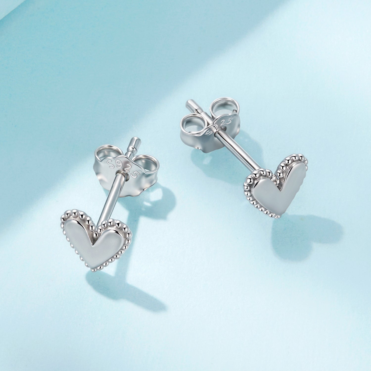 Mini Heart Stud Earrings