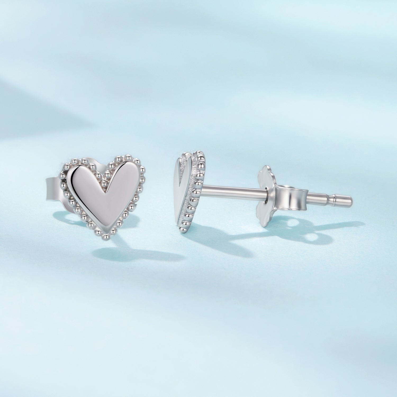 Mini Heart Stud Earrings