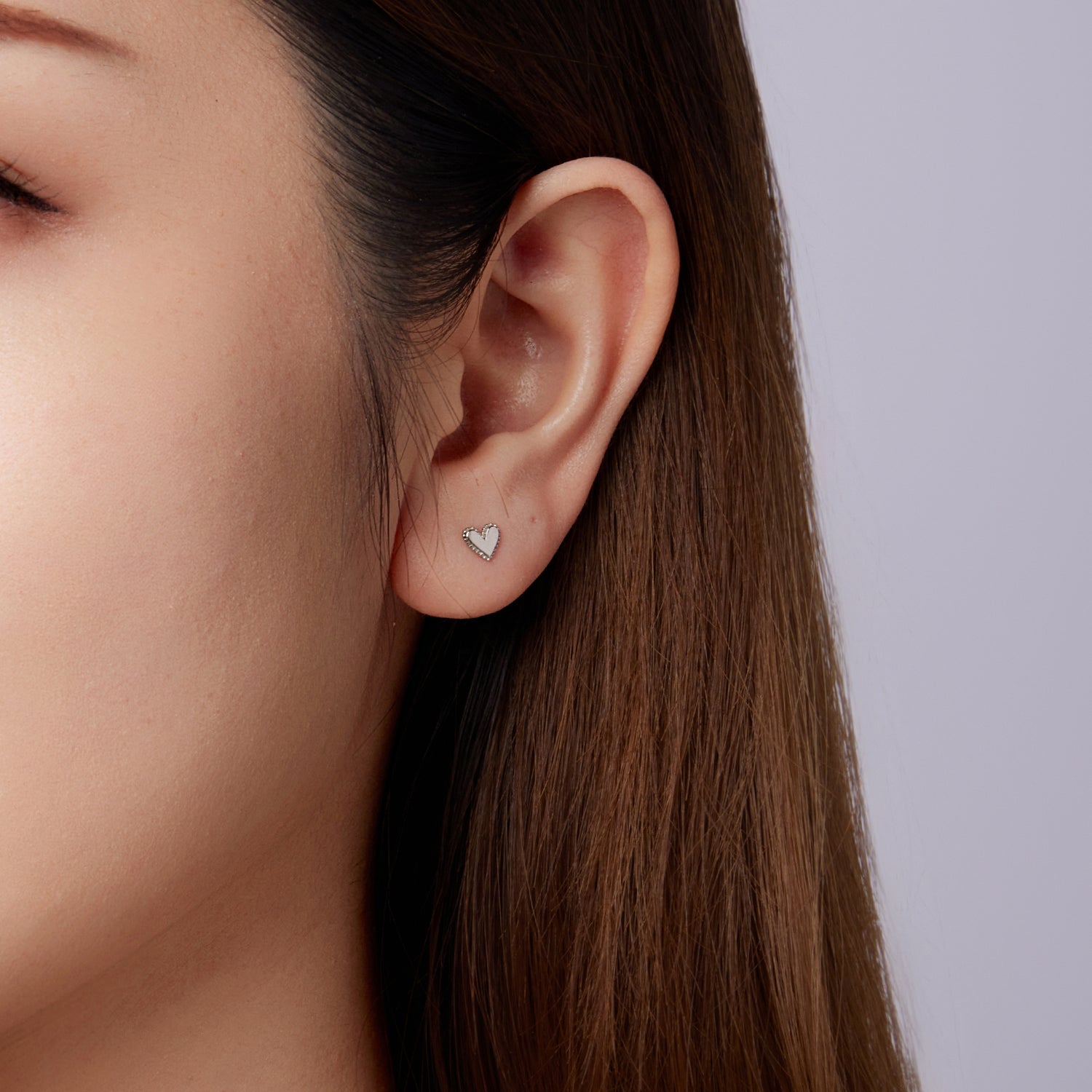 Mini Heart Stud Earrings