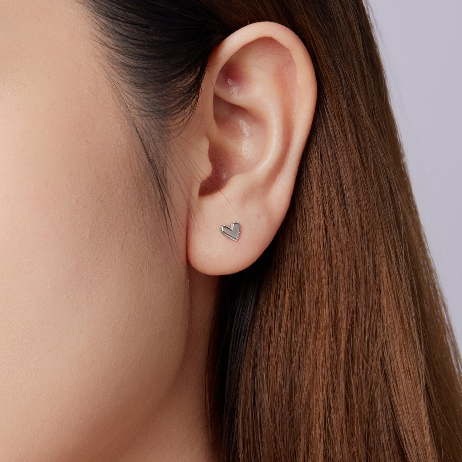 Mini Heart Stud Earrings