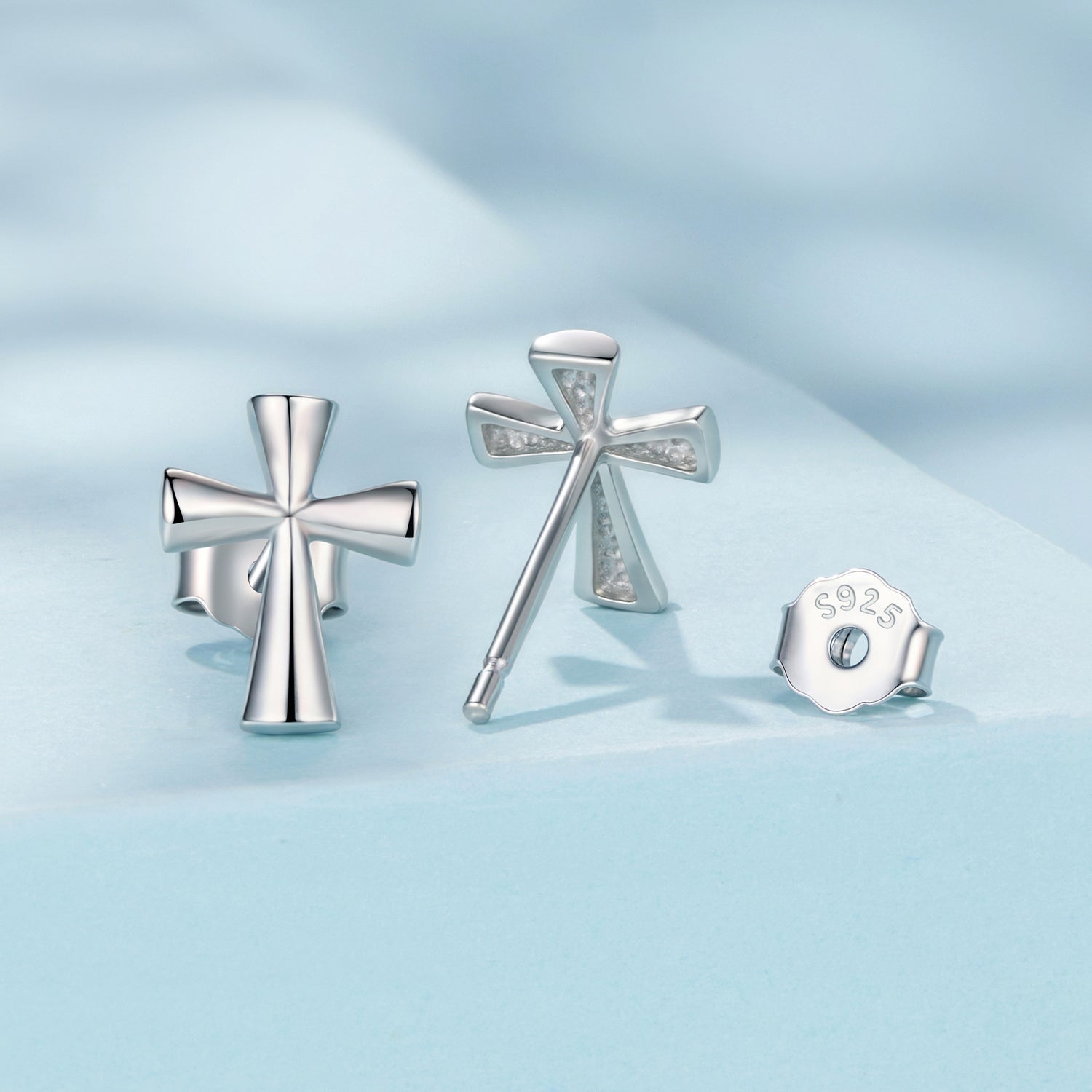 Cross Stud Earrings
