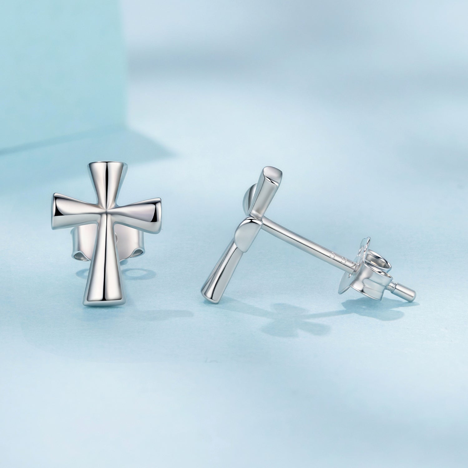 Cross Stud Earrings