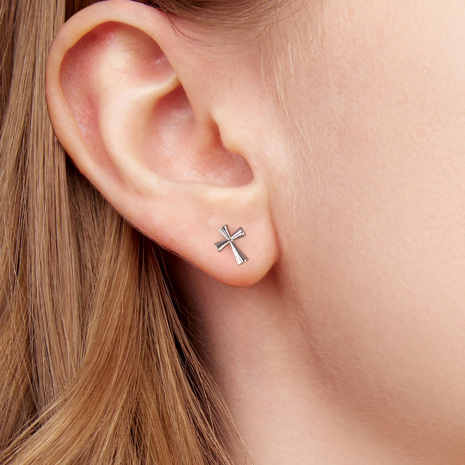 Cross Stud Earrings