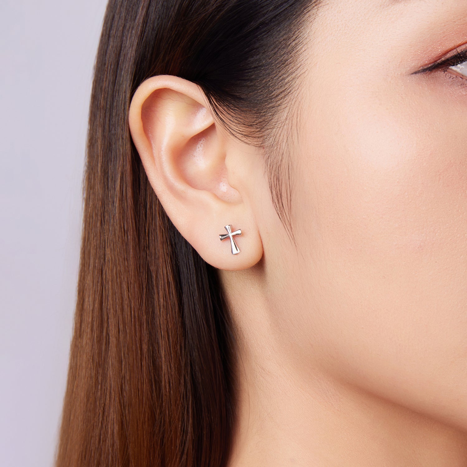Cross Stud Earrings