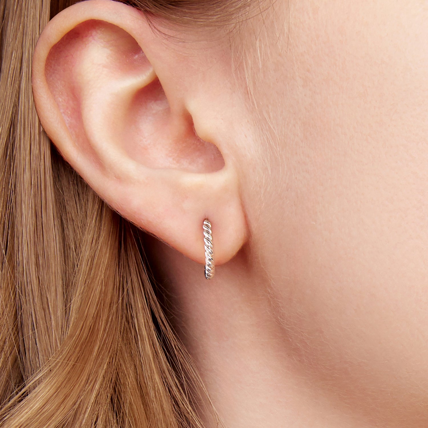 Twisted Hoop Earrings