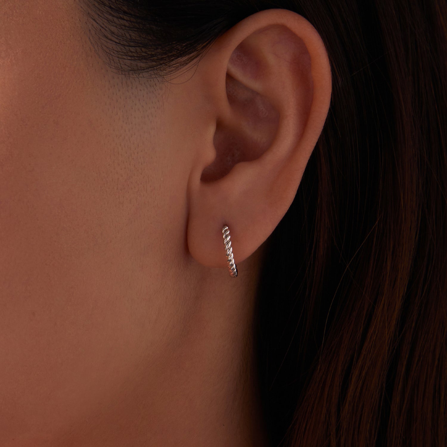 Twisted Hoop Earrings