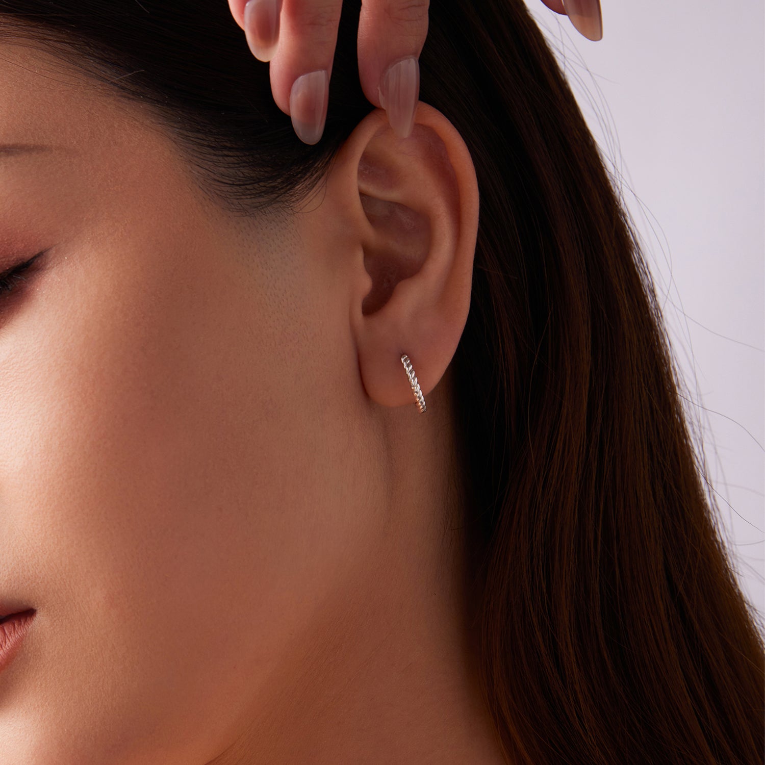 Twisted Hoop Earrings