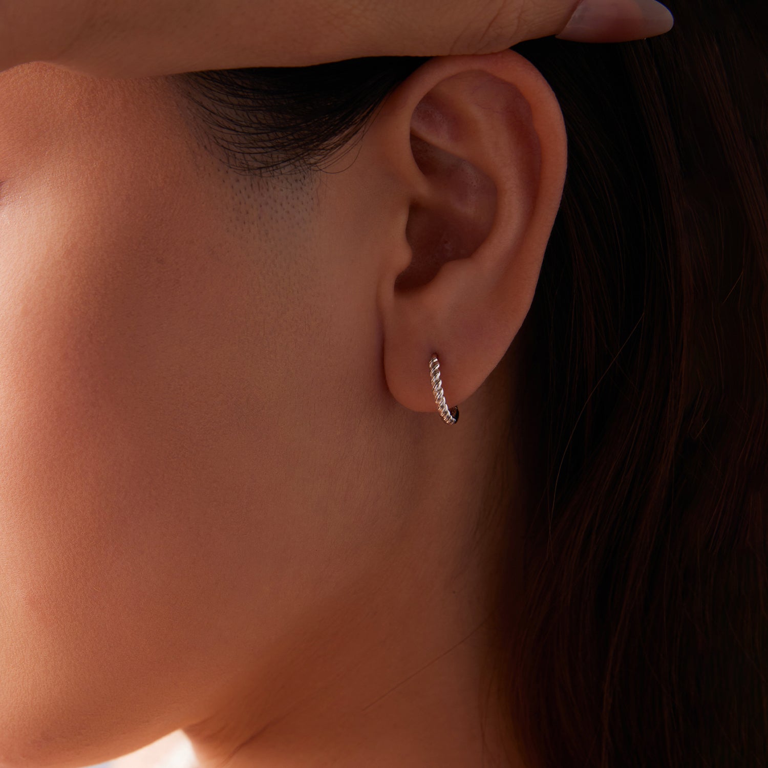 Twisted Hoop Earrings