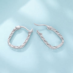 Carved Floral Ear Cuff Earrings