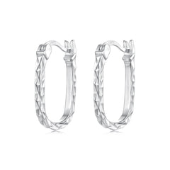 Carved Floral Ear Cuff Earrings