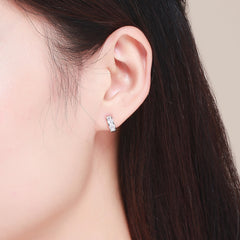 CZ Lobe Hugger Earrings