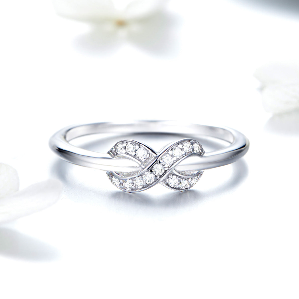 Infinity Love CZ Ring