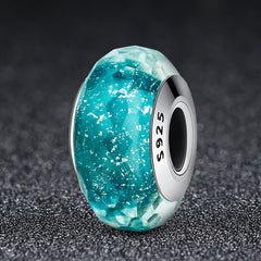 Aquamarine Glass Bead