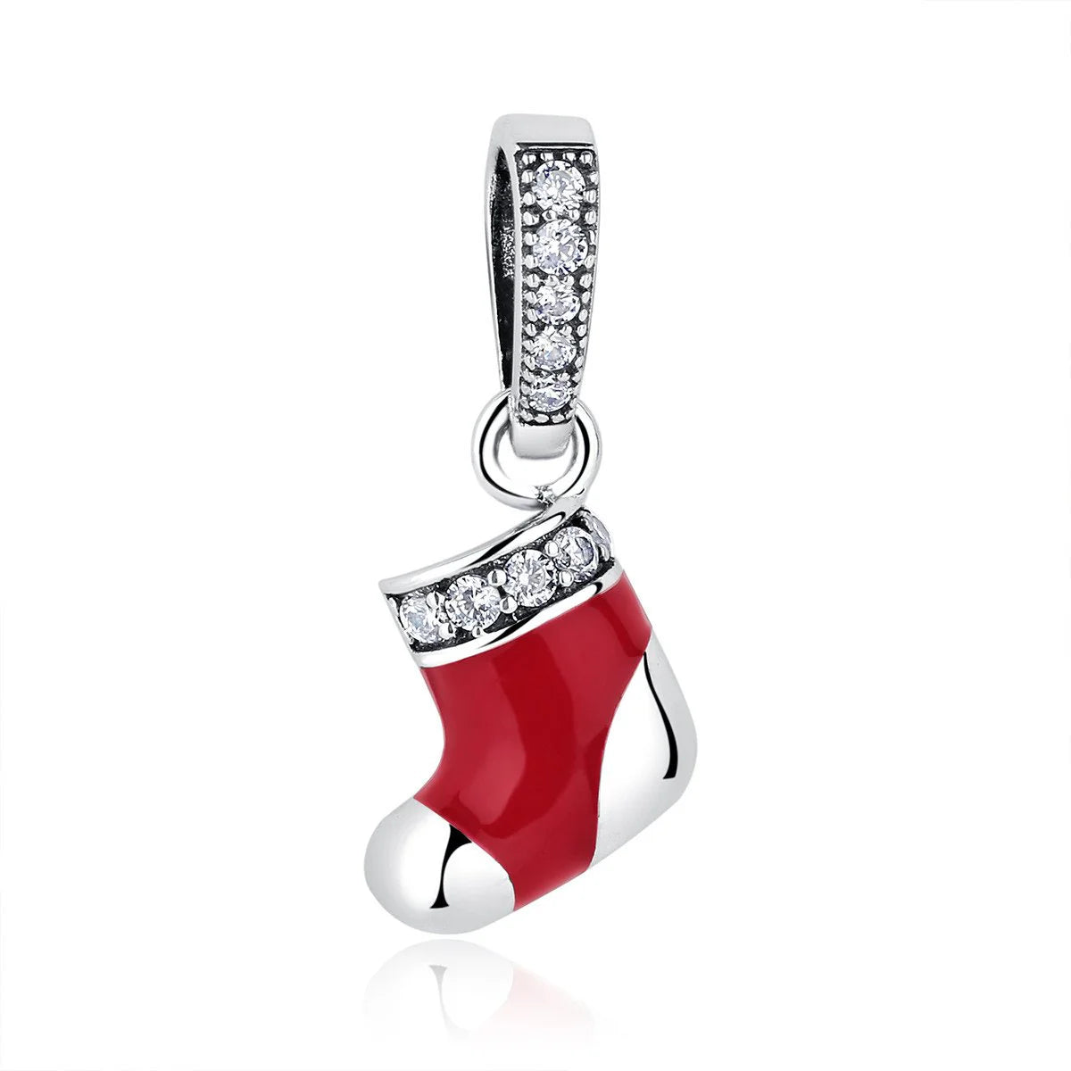 Santa Stocking Dangle Charm