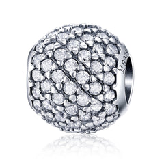 silver light sparkles pandora charm NZ | Lullaboo