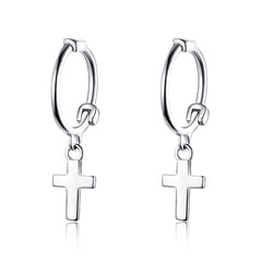 Cross Dangly Earrings