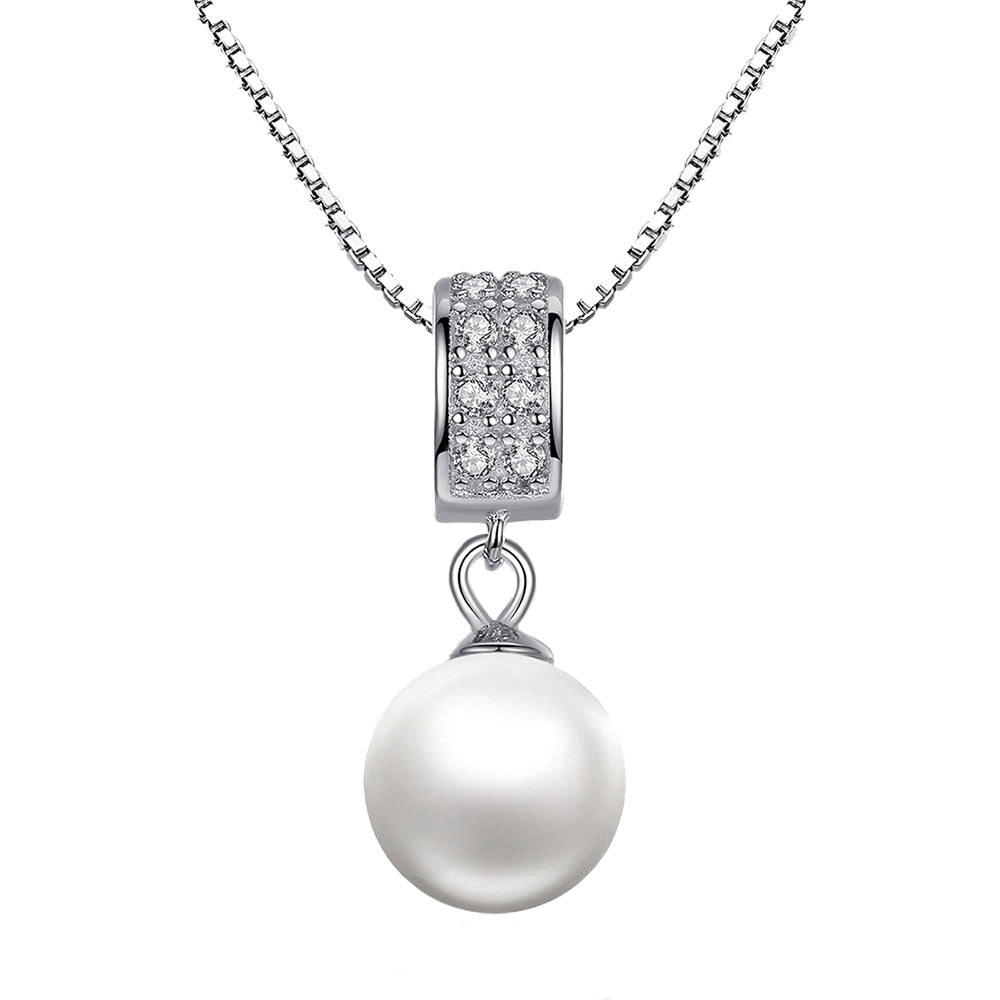 Pearl Drop Pendant Necklace