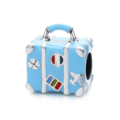 Suitcase Pandora Charm NZ | Lullaboo